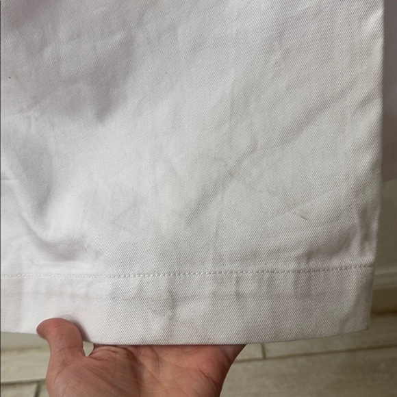 Anthropologie ASKK NY Laxy Jack White Overalls Wide Leg Size 0 NWT - Picture 10 of 10